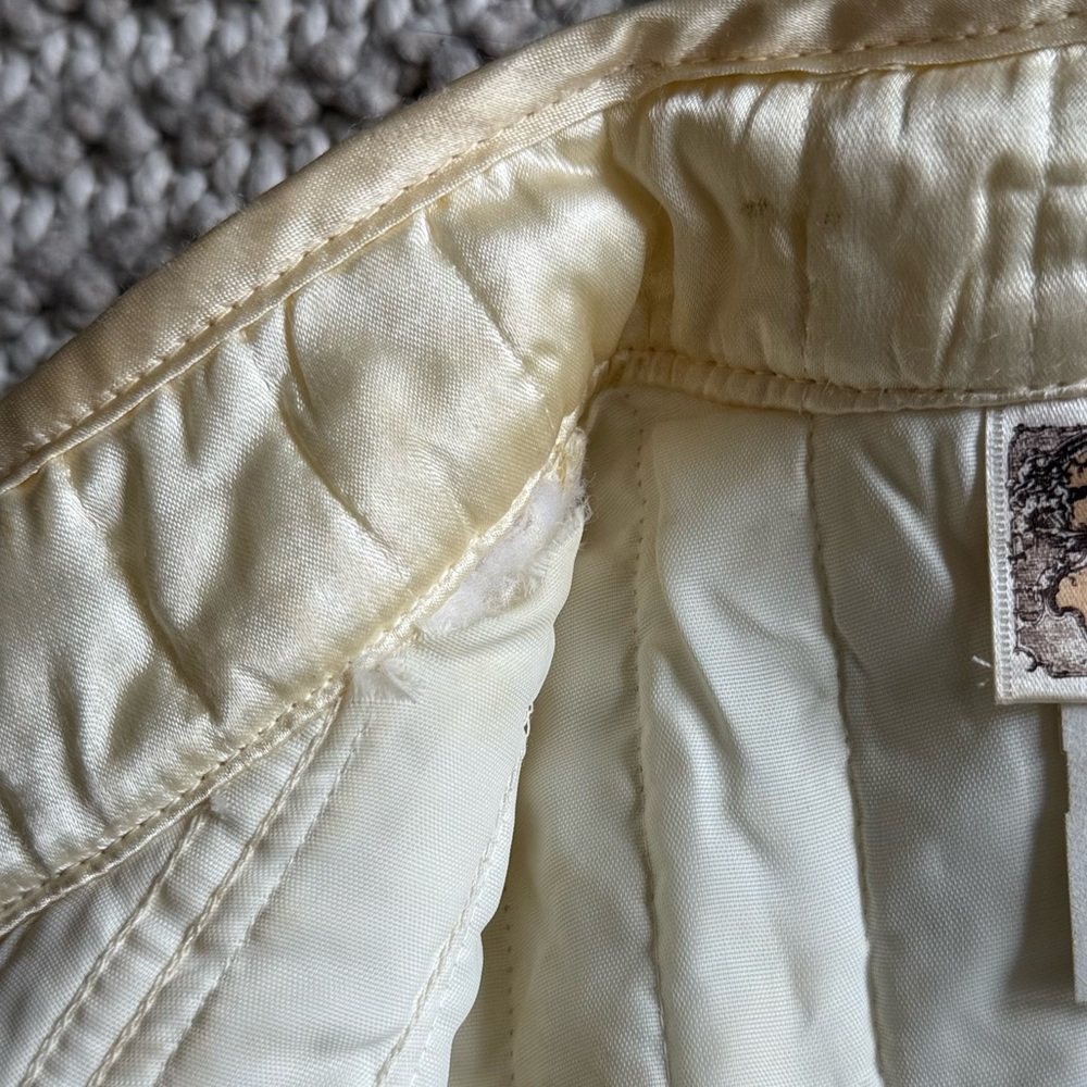 VTG Jessica's Gunne Sax Quilted Long Sleeve Satin
Lace Trim Open Prairie Jacket - Picture 13 of 16